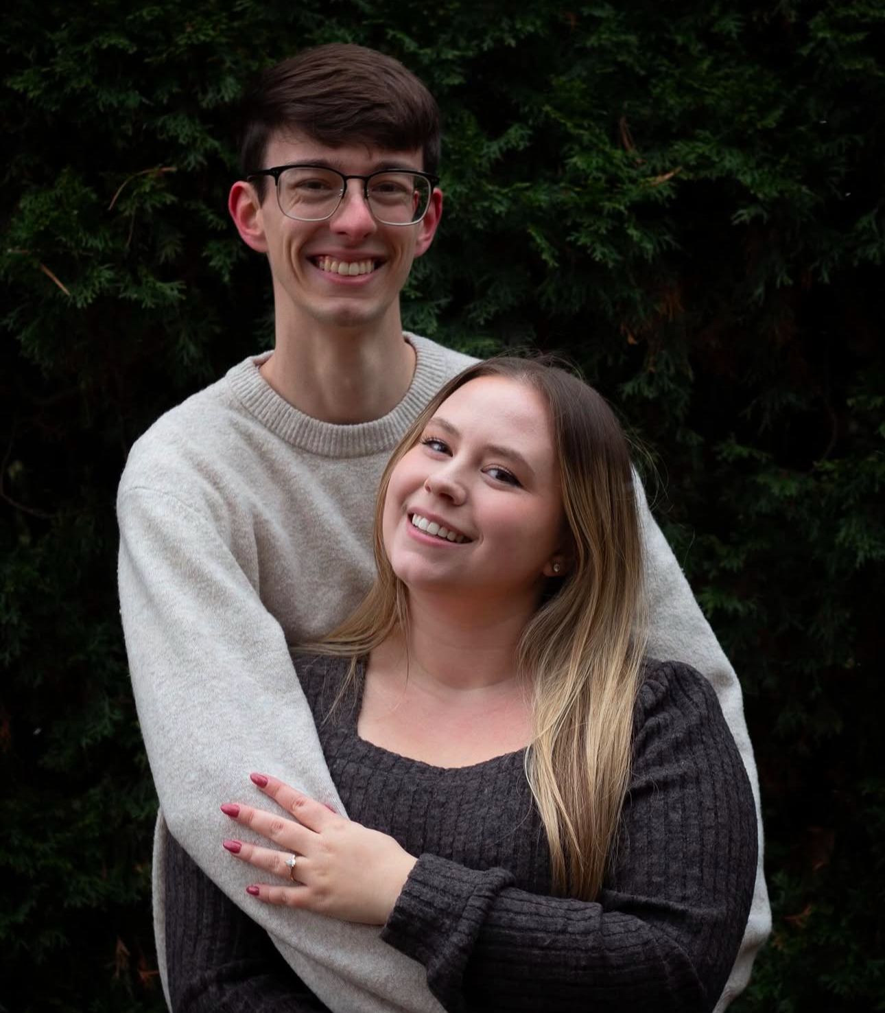 Tyler Wagner and his fiance, Kenzie